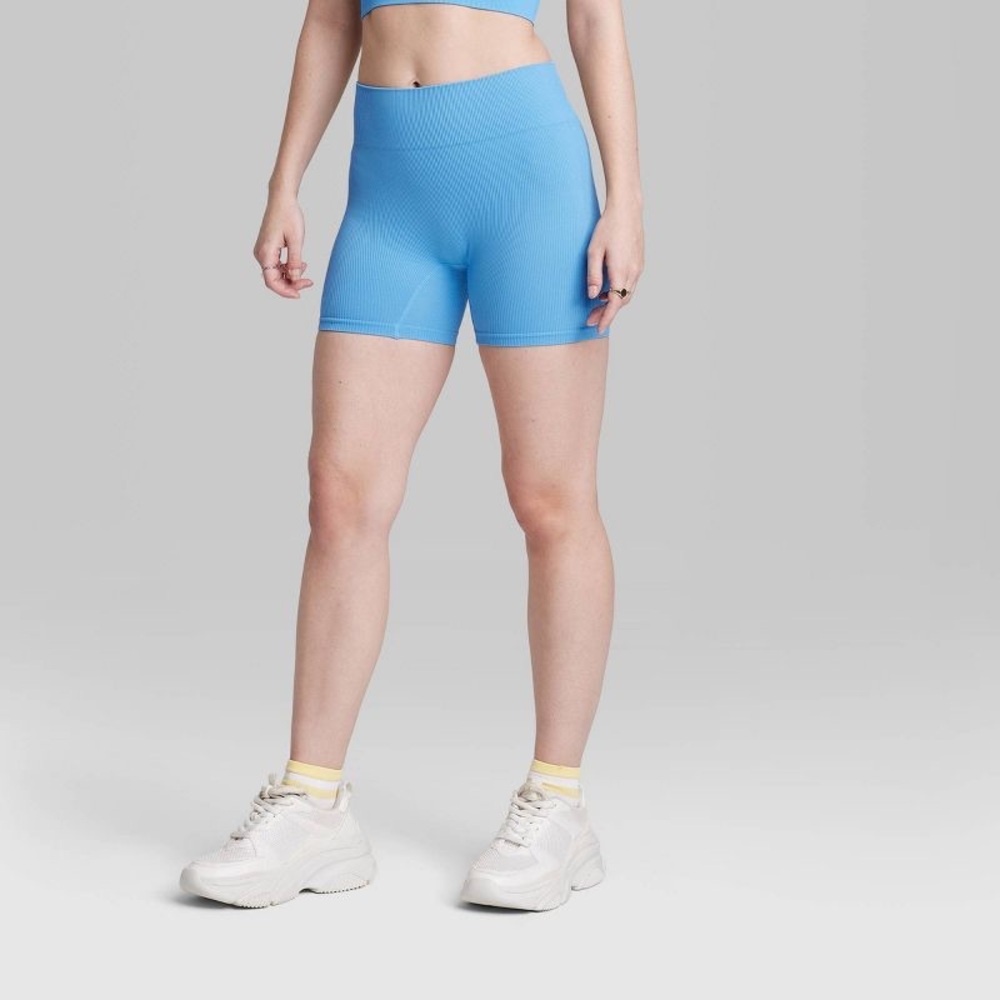 Target High Rise Seamless Bike Shorts - Wild Fable